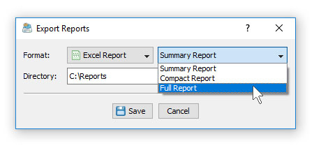 DiskBoss Batch Reports Mode