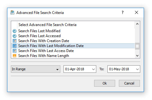 File Organizing Command Rule Date