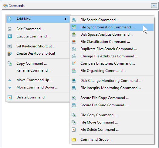 File Synchronization Commands