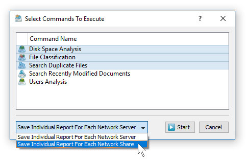 Select Batch File Classification Commands