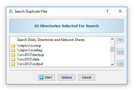 Search Duplicate Files in Network Shares