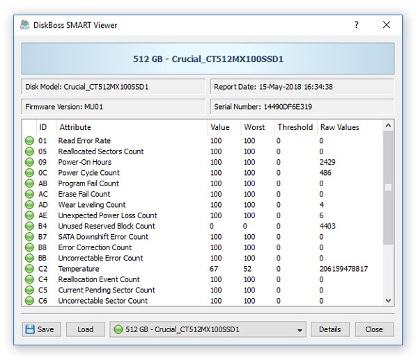 Disk Smart Viewer